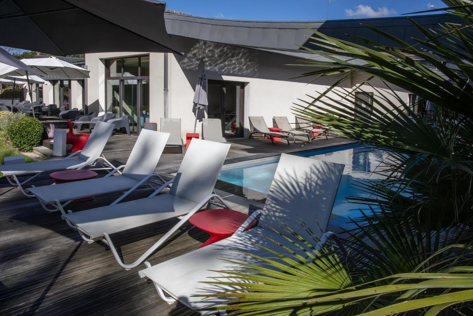 L'Aubiniere Hotel Restaurant & Spa Saint-Ouen-les-Vignes Luaran gambar