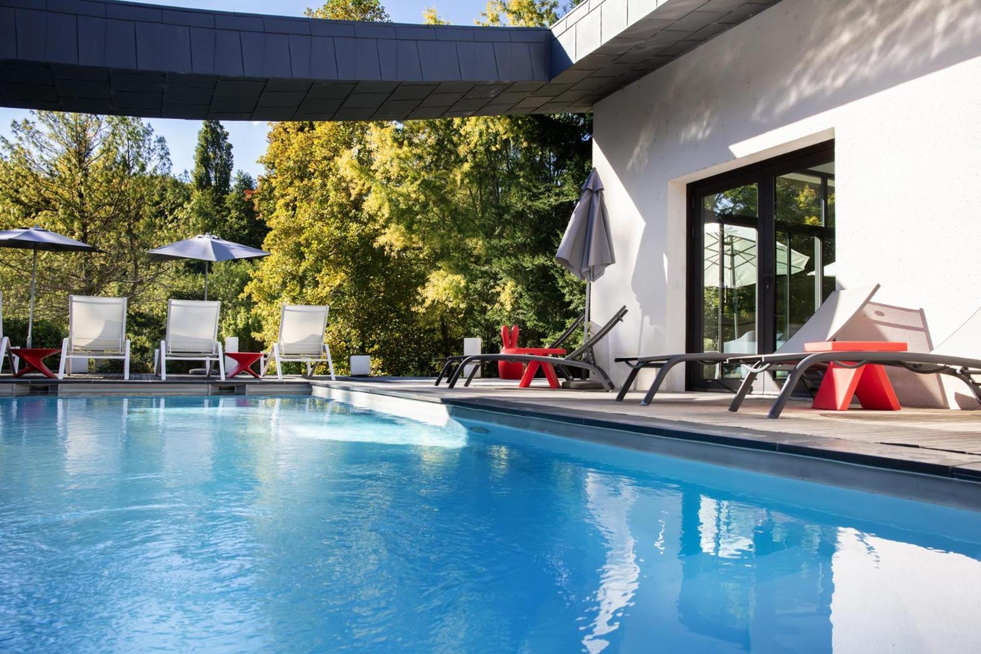 L'Aubiniere Hotel Restaurant & Spa Saint-Ouen-les-Vignes Luaran gambar